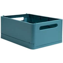 Tárolódoboz, A4+, összecsukható, EXACOMPTA "Skandi", nyugodt kék
