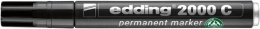 Alkoholos marker, 1,5-3 mm, kúpos, EDDING "2000", fekete