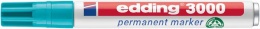 Alkoholos marker, 1,5-3 mm, kúpos, EDDING "3000", türkíz