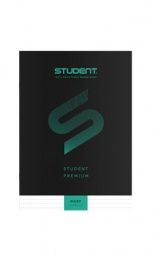 Füzet, tűzött, A4, vonalas, 32 lap, ICO "Student Premium", "81-32", fekete