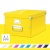 Doboz, A4 méret, LEITZ "Click&Store", sárga